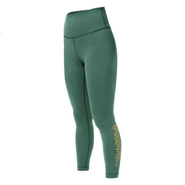 

tracksuits clothes spring festival women's waist tights yoga pants sports fitness high elastic capris, Gray