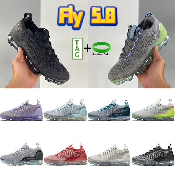 

fly 5.0 running shoes day to night pure platinum rift blue team red peach pink oreo cool grey volt men women sneakers outdoor trainers