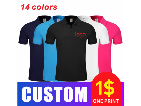 

men's polos clare d'Ã©tÃ© dÃ©contractÃ© hommes et femmes manches courtes broderie logo personnalisÃ© impression design hauts, White;black