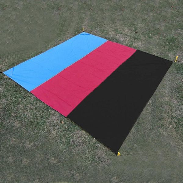 

outdoor pads waterproof polyester patchwork beach camping picnic blanket