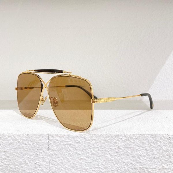 

sunglasses women's with large golden metal frame and pink purple lenses ft0958 fashion men's glasses, White;black