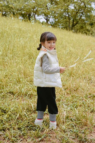 

fengxiziwu waistcoat 2021 winter children's down cotton vest girls boys&babys printing letters korean style sleeveless garment for kids, Camo