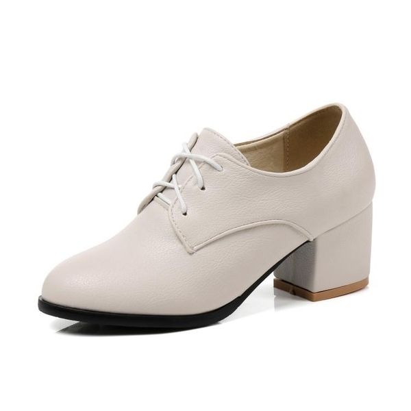 

dress shoes 2021 age season leisure comfortable thick with round head 32-45 women's size code 18122, Black