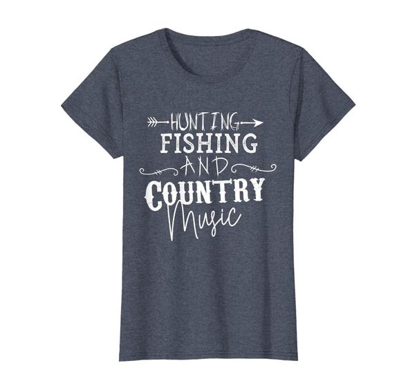 

Womens Hunting Fishing and Country Music Shirt Teen Girl TShirt, Mainly pictures