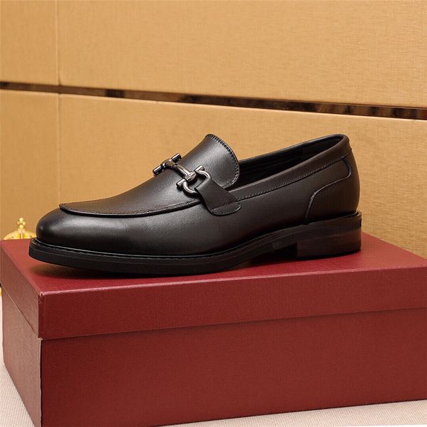 

colors european style gentleman monk strap formal shoes pointed toe men luxury dress loafers shoes for male party buckle strap shoe, Black