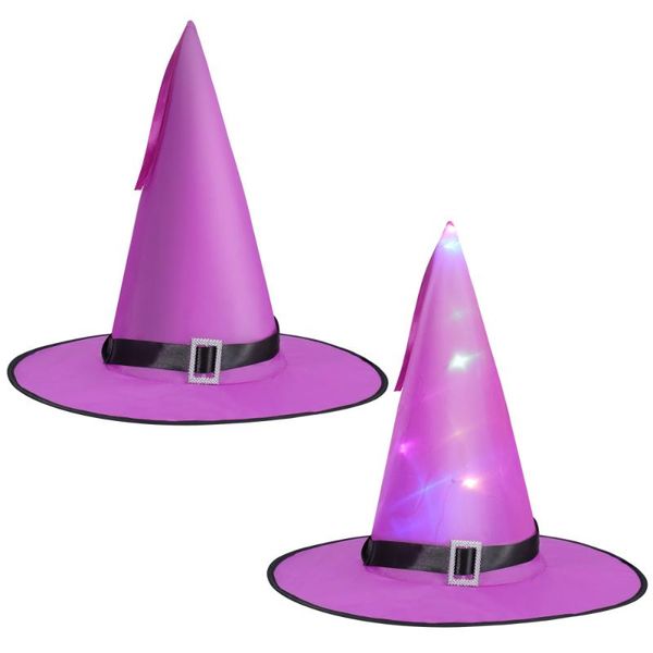 

party hats 2pcs luminous witch hat witches decoration props festive costume accessories role play