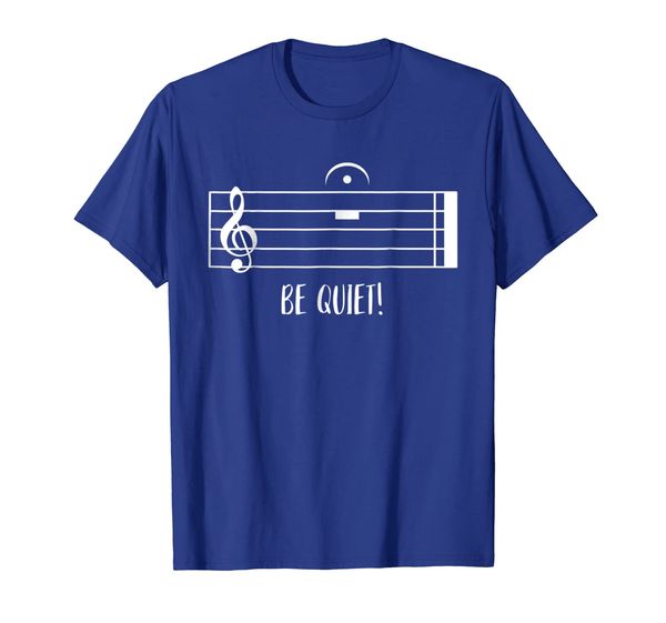 

Be Quiet! - Funny Musicians Sheet Music Pun Joke T-shirt, Mainly pictures