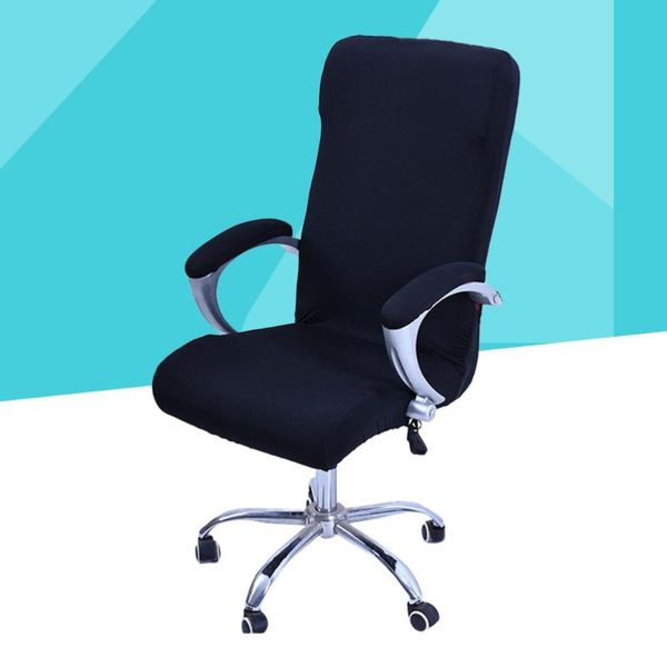 

chair covers rotating armchair slipcover removable stretch computer office cover protector in small size (blue)