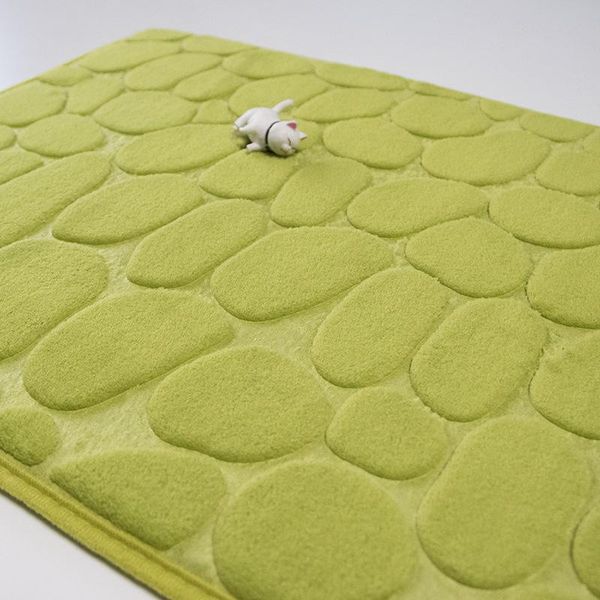 

bath mats bathroom cobblestone embossed mat carpets shower room doormat absorbent anti-slip pad toilet bathtub side floor rugs