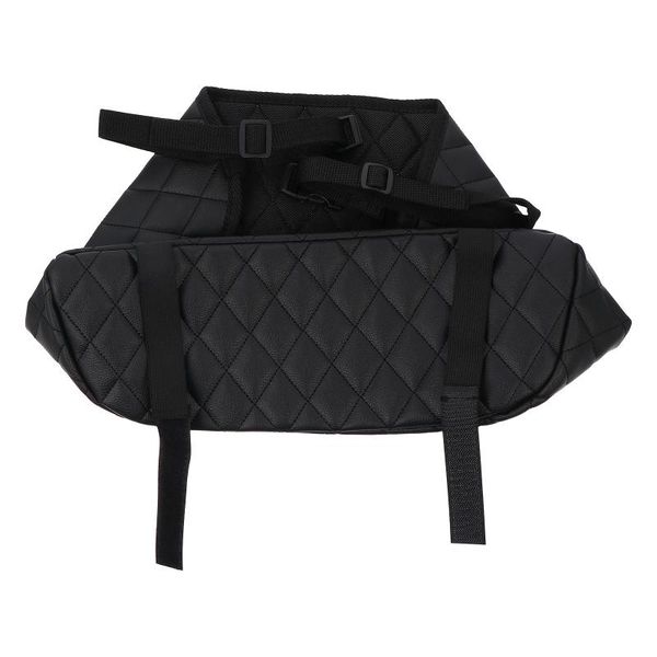 

car organizer strong elastic mesh net bag leather pocket handbag storage holder backseat for purse phone