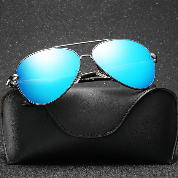 

BINGKING Unisex Polarized Sunglasses Fashion Oversized Pilot Style 4 Colors High Quality 5015 UV400 Protection Eyewear, White;black