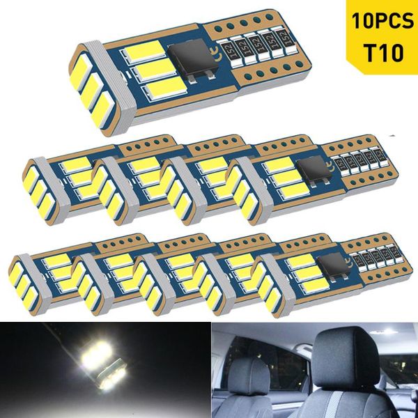 

emergency lights 10x t10 w5w car parking light error led bulb 2825 clearance interior lamp for lada vesta granta kalina niva priora vaz