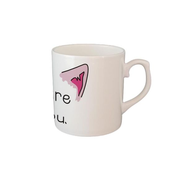 

mugs creative kitten cup cute cat ears mug high-quality ceramic milk coffee 32245