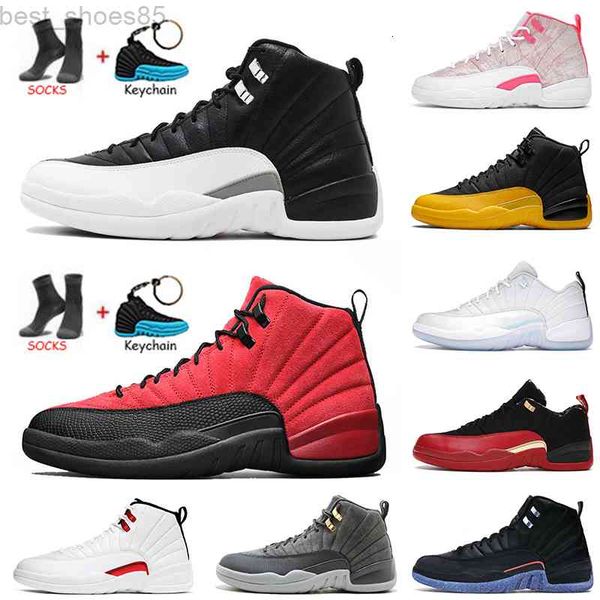 

12s mens basketball shoes jumpman 12 with socks university gold reverse flu game twist utility royalty playoffs easter women arctic punch