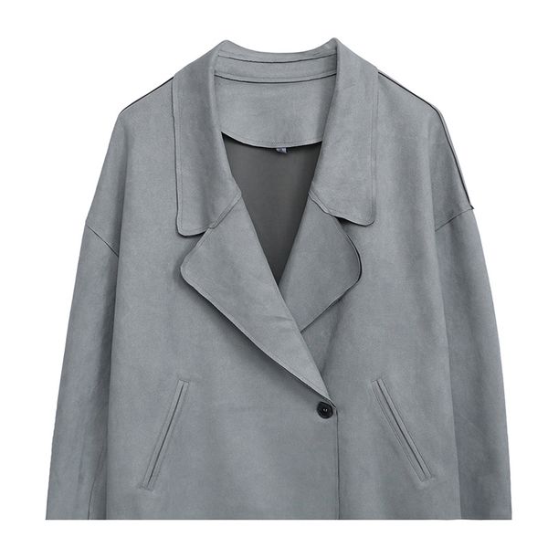 

2022 plus size women's fat mm retro jacket loose and thin small suit, White;black