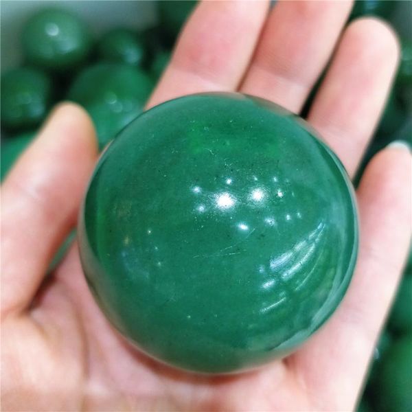 

decorative objects & figurines 4.5-5cm natural green aventurine crystals ball sphere quartz ornament minerals collectibles 7 chakras array o