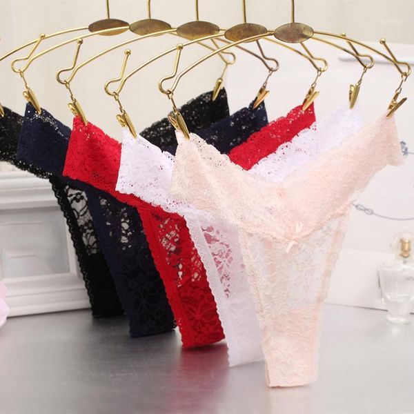 

women's panties fashion women lace see-through breathable thongs briefs lingerie underwear ropa interior femenina, Black;pink