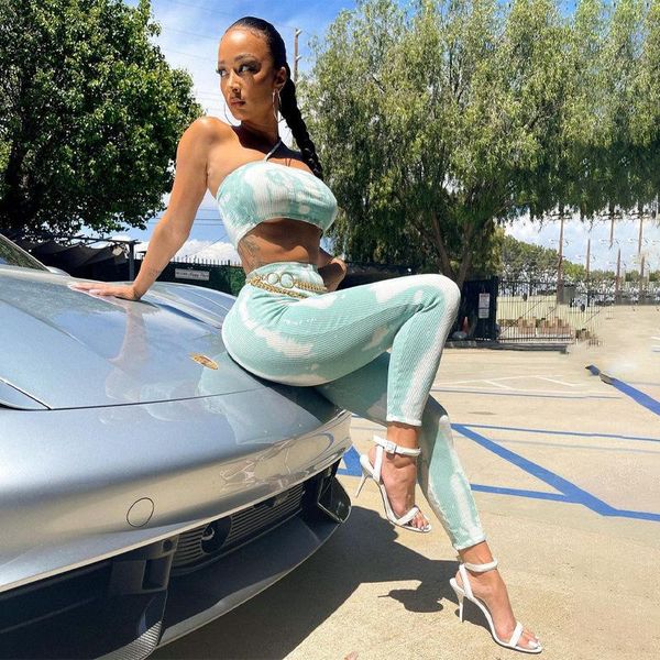 

women's tracksuits ladies 2 pieces and pant sets summer women's style printed slim fashion casual suit women sport outfit for woman, Gray