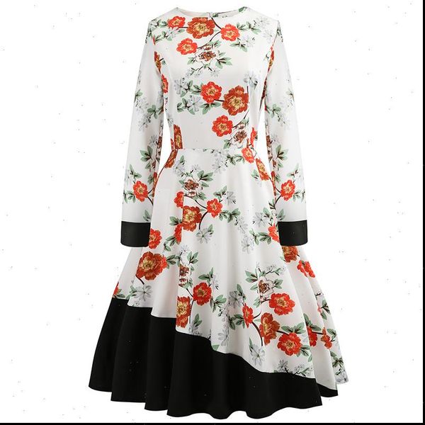 

good fabric 2021 new design women dress vintage party korean knitted asymmetric kawaii work gothic office 50237, Black;gray