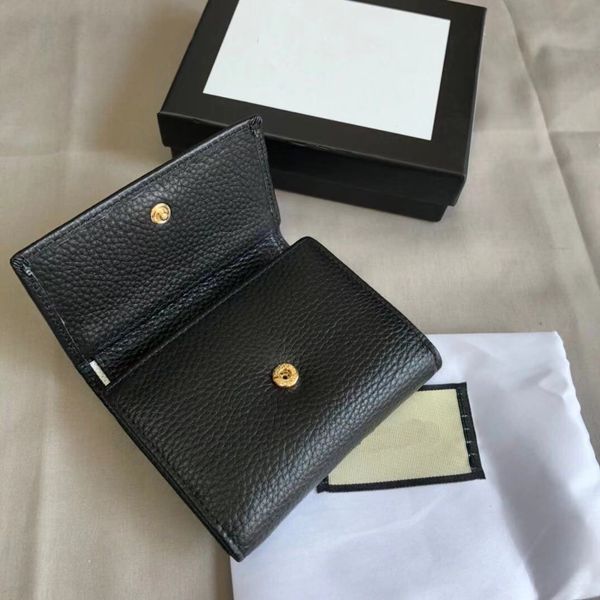 

genuine leather wallet men new brand purses for men and women black wallet zipper coin purse wallets with gift box a01, Red;black