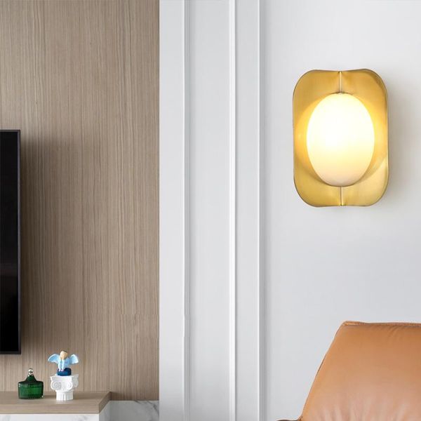

wall lamp postmodern light luxury simple aisle corridor tv background living room bedroom bedside