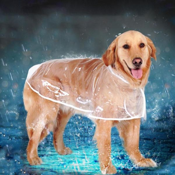 

dog apparel raincoat outdoor rainy day big medium pet waterproof coat clothes puppy leisure