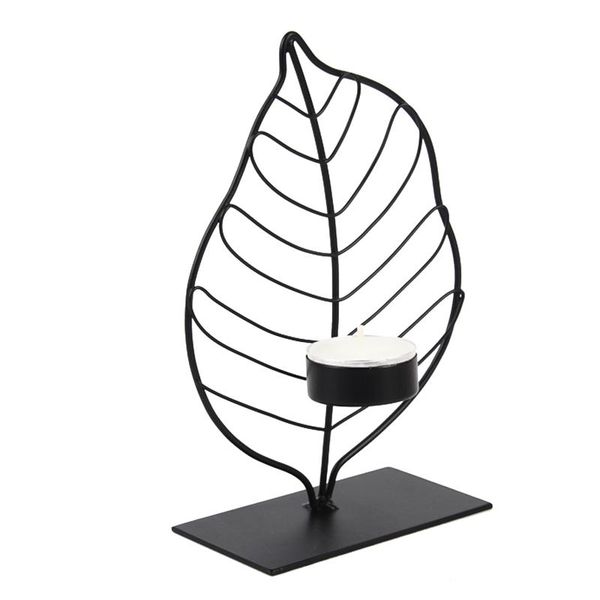 

candle holders nordic style leaf holder metal candlestick candelabrum stand candlelight