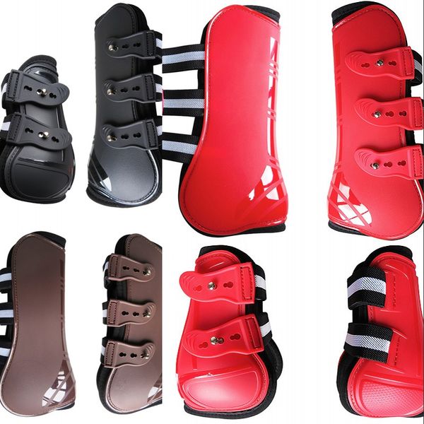 

equipment for horse care products 4 pcs front hind boots adjustable horse leg boots equine front hind leg guard equestrian 251 x2