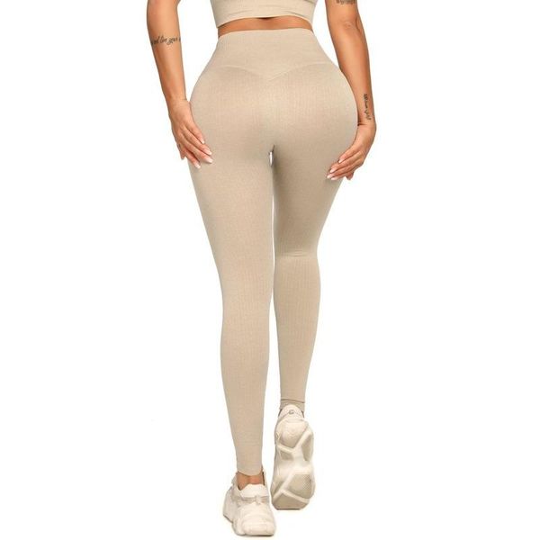 

autumn seamless knitted high-waist sweatpants hip-lifting tight-fitting quick-drying sports fitness pants peach hip yoga pants, White;red