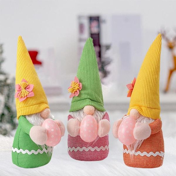 

plush doll cartoon gnome easter decor polyester showcase gnome doll for home