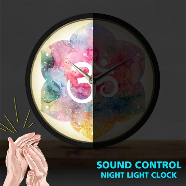 

wall clocks ballerina printed clock with led illumination dancer pointer voice control timepiece excellent gift for her