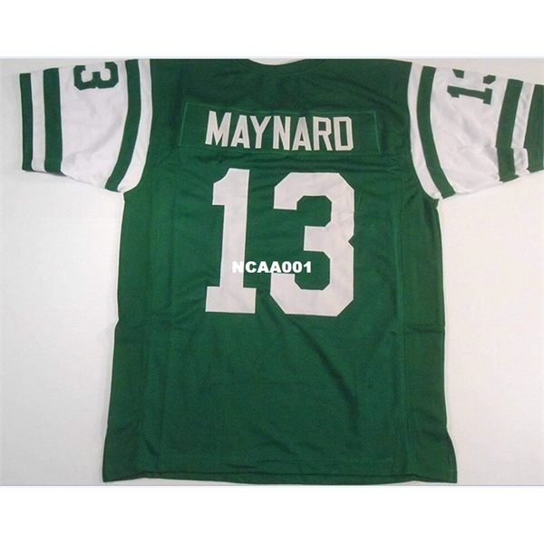 

001 don maynard #13 sewn stitched retro jersey full embroidery jersey size s-4xl or custom any name or number jersey, Black