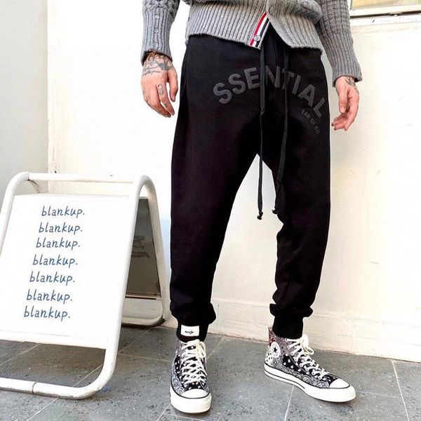 

sweatpants winter trousers autumn graffiti collaboration basketball hip men fg casual usa hop women pants jogger pwuho, Black