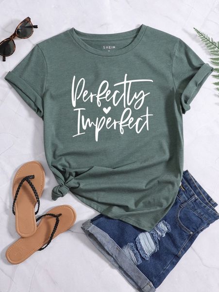

heart & letter graphic tee h4tv#, White