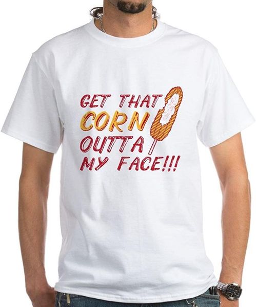 

men's t-shirts corn t-shirt 100% cotton t-shirt, white, White;black