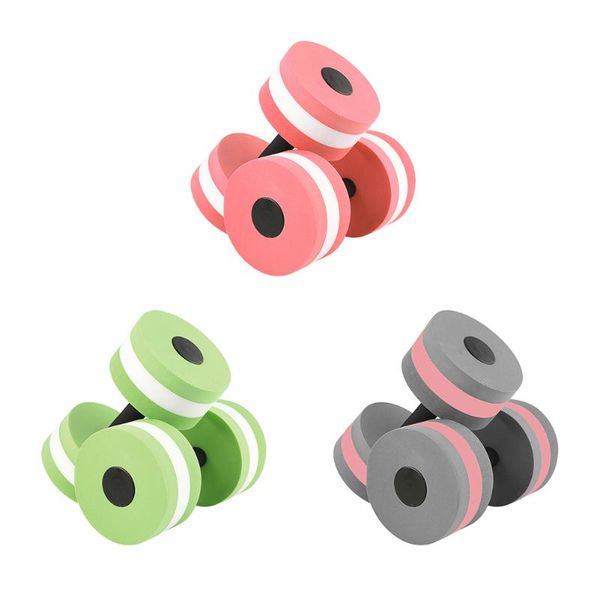 

2pcs foam aqua dumbbells aquatic exercise fitness dumbbells for water aerobics watering sports accessaries supplies