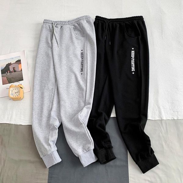 

jogging sweatpants mens spring jogging pants gym training pant sportswear joggers sports pants men running swearing, Black