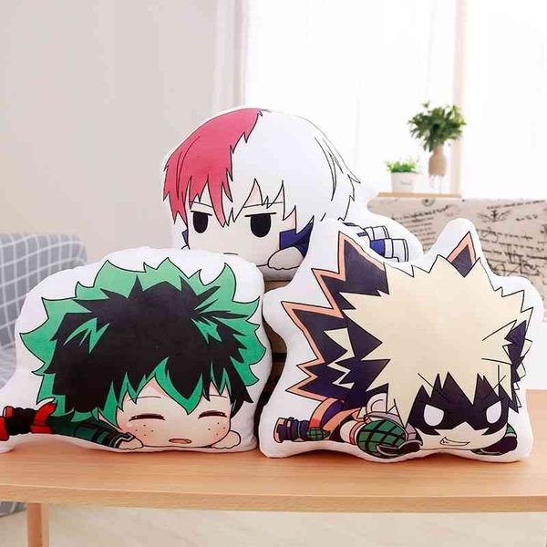 

my hero academia manga anime plushie cushion pillow midoriya izuku bakugou katsuki todoroki shouto stuffed plush toy doll decor