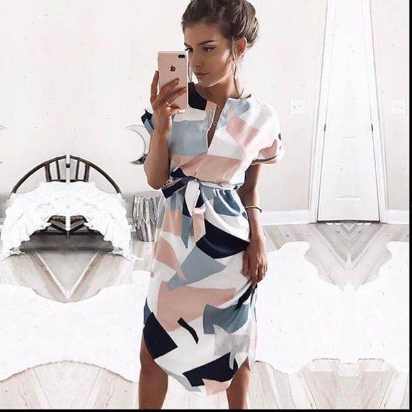 

summer women beach dress boho print batwing short sleeve tunic bandage bodycon dress midi sheath party dress vestidos mujer, Black;gray
