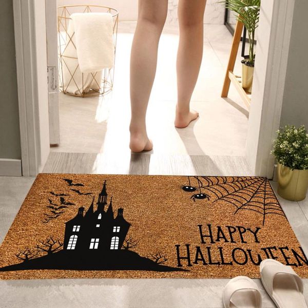 

carpets halloween door mat carpet bedroom cartoon cat bath rug non-slip toilet entrance bathroom absorbent anti-slip doormat