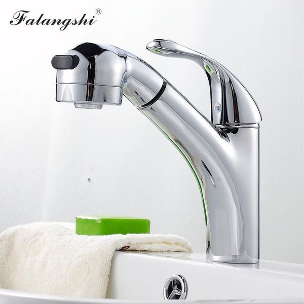 

bathroom sink faucets pull out basin mixer and cold water dual spray vessel taps chrome wb1043
