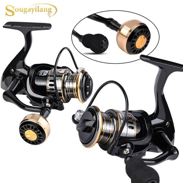 

baitcasting reels sougayilang fishing reel 1000-5000 drag 8kg metal/eva ball grip spool spinning saltwater for carp pesca
