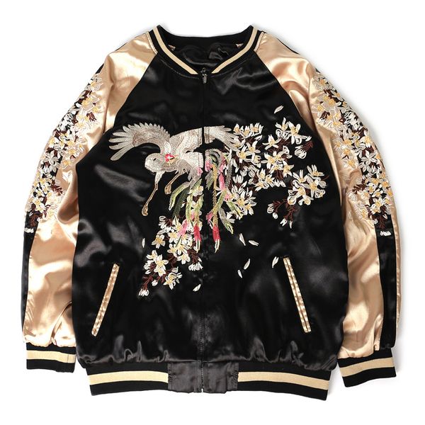 

2021 new upper fashion zipper no women's coat embroidered with gold uniform baseball brand bomber clothes man's jacket djot, Black;brown