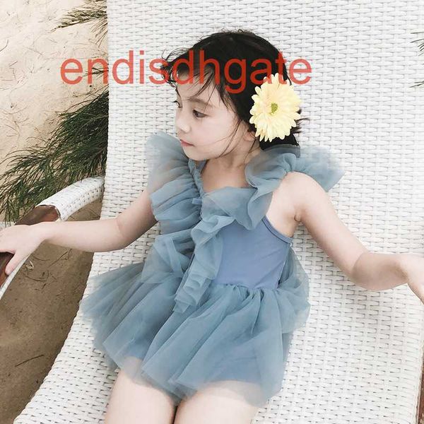 

princess girl cute little korean suspender children's skirt sun proof quick drying and spring swimsuit, White;black