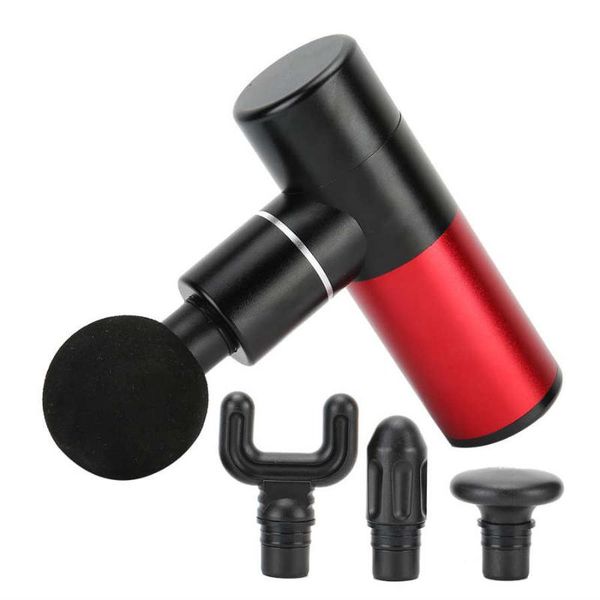 

electric massagers fascia massage gun low noise deep fatigue relive massager black red