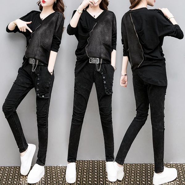 

two piece dress european station 2021 spring and autumn sports suit female two-piece fashion loose large size casual wear, White