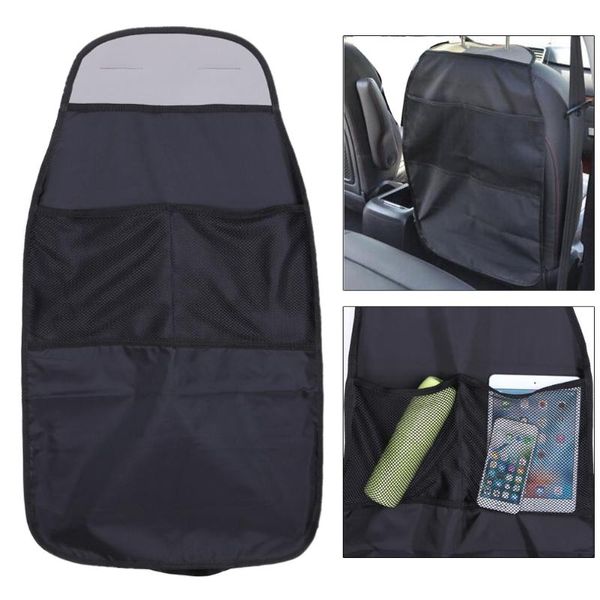 

car organizer universal auto seat back storage bag waterproof scuff dirt protect cover for child baby kid kick mat pad