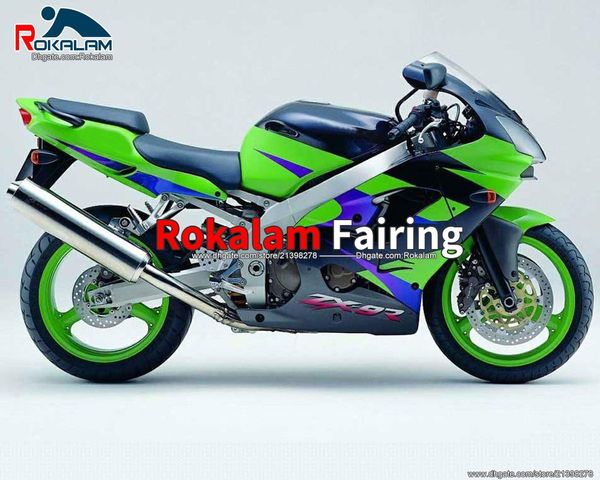 

for kawasaki ninja zx9r 00 01 2000 2001 zx-9r hull zx 9r bodywork set motorcycle fairings (injection molding)