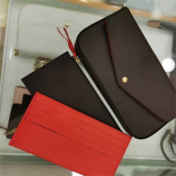 

women fashionable shoulder bags new female messenger bag handbag chain printing crossbody bag, Red;black