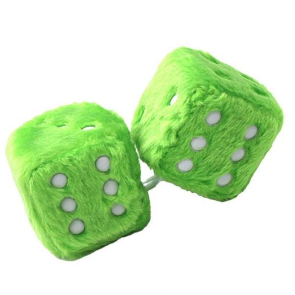 

plush dice pendant washable beautiful car decoration pendant vehicle ornament for wall